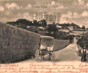 ac6303 - Ansichtskarten VINTAGE POSTCARD - MALTA  -1902,Verdala Palace Boschetto