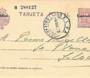 12002 - SPAIN España -  POSTAL HISTORY - ENTERO POSTAL  Serlva BALEARES 1932