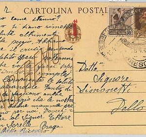 64204  - ITALIA RSI - STORIA POSTALE :  INTERO POSTALE Filagrano C103