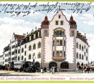 Lib7824 - SWITZERLAND -  VINTAGE POSTCARD - Basel - 1908 - AS IS