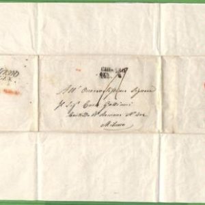ah0500 - Switzerland - Postal History - PREFILATELIC COVER from CHIASSO 1840