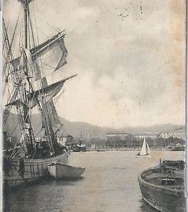 56147  -- CARTOLINA d'Epoca - LA SPEZIA città:  il PORTO  1902