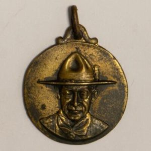 NA0246 - FRANCE  - Vintage MEDAL - 25th Anniversary of Boy Scout Paris 1936