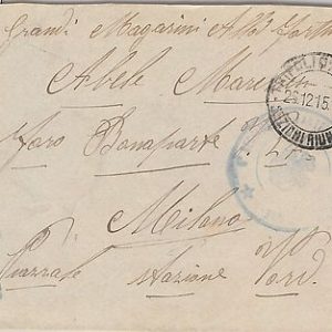 53715 - ITALIA COLONIE: LIBIA -  BUSTA da TRIPOLI spedita in FRANCHIGGIA 1915