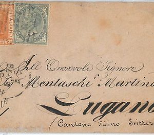 64266 - ITALIA REGNO - STORIA POSTALE : Annullo numerale 437 PADOVA su BUSTA