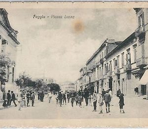 49755  CARTOLINA d'Epoca - FOGGIA citta' : Piazza Lanza - BELLA!