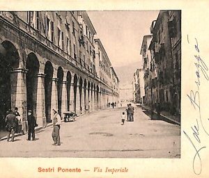 ab2962 - CARTOLINA D'EPOCA - Genova Provincia : Sestri Ponente