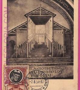 ag3503 - VATICAN - POSTAL HISTORY - Maximum Card - 1954