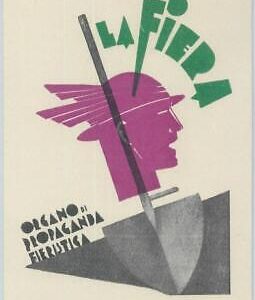 BK0117 - ITALY - Vintage ILLUSTRATED ADVERTISING CARD:  Futuristic Design 1934