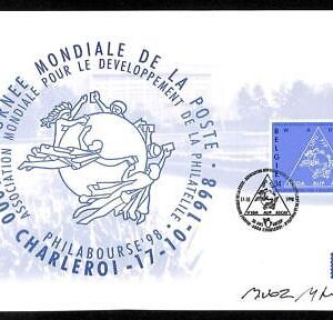aa6425 - BELGIUM - POSTAL HISTORY -  FDC  MAXIMUM CARD - UPU  1998