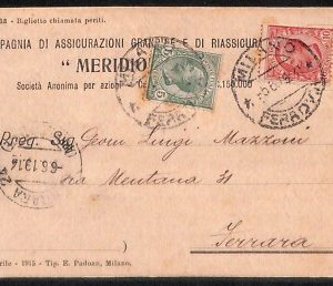 ab1595 - CARTOLINA D'EPOCA - MILANO Città : Pubblicitaria