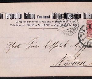 ab1611  - CARTOLINA D'EPOCA - MILANO Città : Pubblicitaria