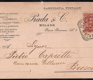 ab1612  - CARTOLINA D'EPOCA - MILANO Città : Pubblicitaria