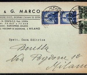 ab1613  - CARTOLINA D'EPOCA - MILANO Città : Pubblicitaria