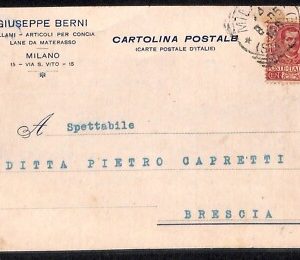 ab1615  - CARTOLINA D'EPOCA - MILANO Città : Pubblicitaria