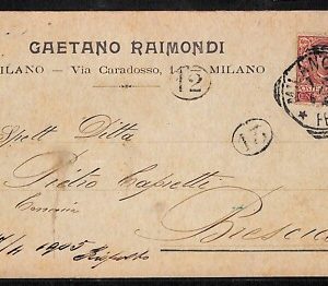 ab1618  - CARTOLINA D'EPOCA - MILANO Città : Pubblicitaria