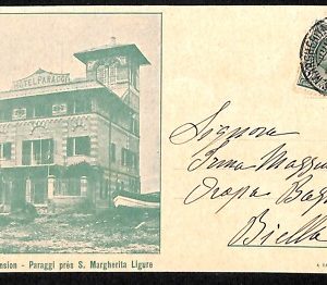 ab3006- CARTOLINA D'EPOCA - Genova Provincia : S. Margherita