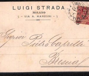 ab1619  - CARTOLINA D'EPOCA - MILANO Città : Pubblicitaria