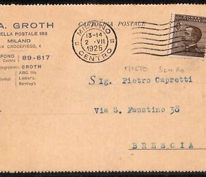 ab1621  - CARTOLINA D'EPOCA - MILANO Città : Pubblicitaria