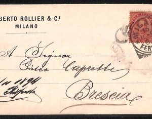 ab1623  - CARTOLINA D'EPOCA - MILANO Città : Pubblicitaria