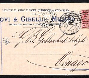 ab1624  - CARTOLINA D'EPOCA - MILANO Città : Pubblicitaria