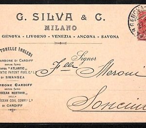 ab1628  - CARTOLINA D'EPOCA - MILANO Città : Pubblicitaria