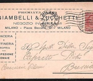 ab1630  - CARTOLINA D'EPOCA - MILANO Città : Pubblicitaria