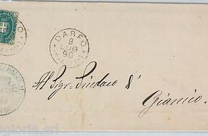 64290 - ITALIA REGNO - STORIA POSTALE :   BUSTA da DARFO  1890