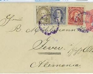 BK1767 - ARGENTINA - POSTAL HISTORY - STATIONERY Cover to Oldenburg GERMANY
