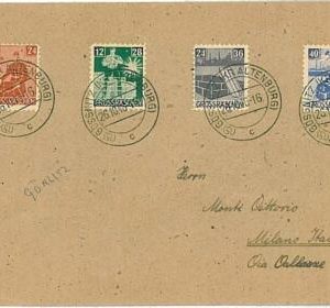 10604 - GERMANY - Postal History -  COVER: GROSSRASCHEN 1945 - UNIFORMS WORK
