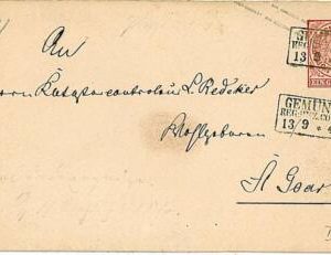 10669 - GERMANY - Norddeutschland - POSTAL HISTORY -  STATIONERY cover 1871
