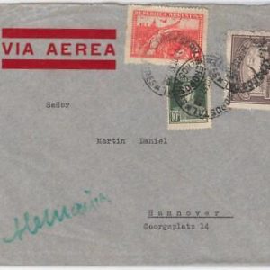 43383  - ARGENTINA - POSTAL HISTORY  -  AIRMAIL COVER to GERMANY 1932