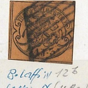 ANTICHI STATI -  STATO PONTIFICIO : Sassone 4   /  Bolaffi 12b  - USATO