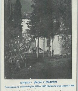 80537 - CARTOLINA d'Epoca - LUCCA  Provincia  - Borgo a Mozzano 1905