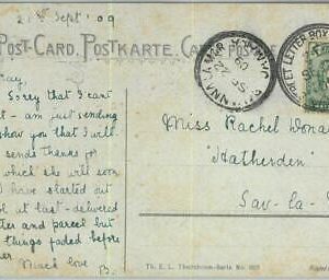 BK0433 -  JAMAICA  - POSTAL HISTORY - Nice POSTMARK on POSTCARD to USA  1909