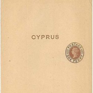 28089  - CYPRUS  -  POSTAL STATIONERY WRAPPER - ONE PENNY