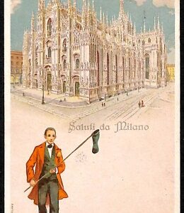 ab1650  - CARTOLINA D'EPOCA - MILANO Città : Duomo
