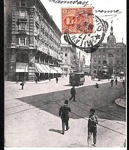 ab1652  - CARTOLINA D'EPOCA - MILANO Città : Piazza Elittica