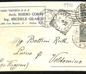 ab1667  - CARTOLINA D'EPOCA - MILANO Città : Pubblicitaria