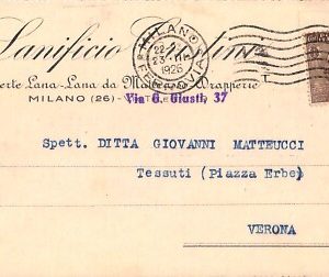 ab1697 - CARTOLINA D'EPOCA - MILANO Città : Pubblicitaria