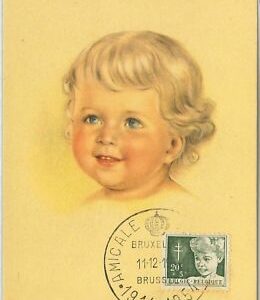 57059 - BELGIUM - POSTAL HISTORY: MAXIMUM CARD 1954 - MEDICINE: Tuberculosis