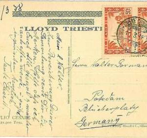 24070 - AOF SENEGAL - POSTGESCHICHTE - Postkarte nach Deutschland 1938