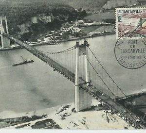 59120 - FRANKREICH - POSTGESCHICHTE: FDC MAXIMUM KARTE 1959 - Architektur...