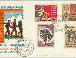 63113 - VIETNAM Vietnam POSTGESCHICHTE - FDC COVER S # 294/97 - 1966 Militär