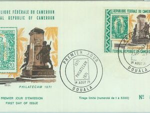 86314 - KAMERUN Kamerun - Postgeschichte - FDC COVER - Briefmarke 100 Jahre 1971