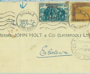 86315 - KAMERUN Kamerun - Postgeschichte - BRIEF von DOULA bis EBOLOWA! 1941
