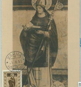 81310 - LIECHTENSTEIN - Postgeschichte - FDC MAXIMUM KARTE - RELIGION 1953