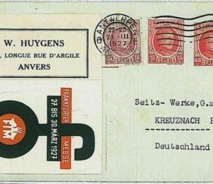 36797 - BELGIUM Belgium - POSTAL HISTORY - STATIONERY CARD to GERMANY 1927