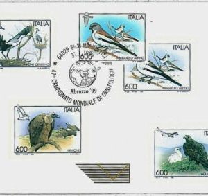 37286 - ITALY Italia - MAXIMUM CARD  1999 - BIRDS Ornithology ABRUZZO Uccelli