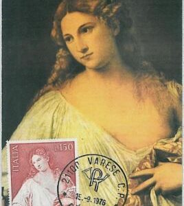 37277  - ITALY Italia - POSTAL HISTORY - MAXIMUM CARD 1976 - ART Tiziano  TITIAN
